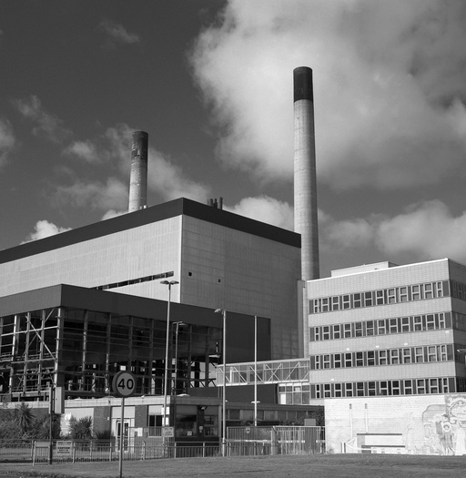 Cockenzie powerstation, front entrance